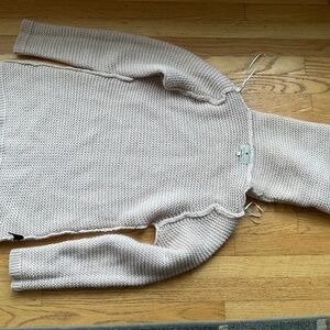 Berretti Sweater Women S Pink Gold Meta Beige Wool Mohair Blend Made in Italy